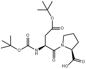 Boc-Asp(OtBu)-Pro-OH Struktur