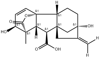 [2H2]GIBBERELLIC ACID (GA3) Struktur