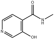 4-Pyridinecarboxamide,3-hydroxy-N-methyl-(9CI) Struktur