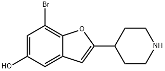 O-desmethylbrofaromine Struktur