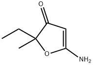 3(2H)-Furanone,5-amino-2-ethyl-2-methyl-(9CI) Struktur