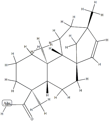 beyer-15-en-18-oic acid Struktur