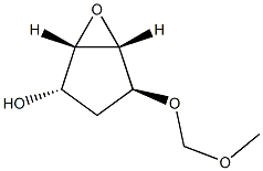 6-Oxabicyclo[3.1.0]hexan-2-ol,4-(methoxymethoxy)-,(1-alpha-,2-bta-,4-alpha-,5-alpha-)-(9CI) Struktur