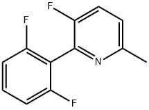 2-(2,6-Difluorophenyl)-3-Fluoro-6-Methylpyridine(WXC02866) Struktur