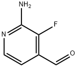 2-AMino-3-fluoro-4-forMylpyridine Struktur