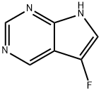 4-Chloro-5-fluoro-7H-pyrrolo[2,3-d]pyrimidine Struktur