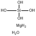 Antigorite (Mg3H2(SiO4)2.H2O) Struktur