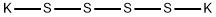 POTASSIUM TETRASULFIDE) Struktur