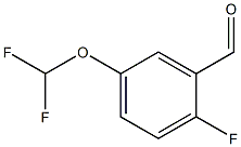 5-(difluoromethoxy)-2-fluorobenzaldehyde Struktur