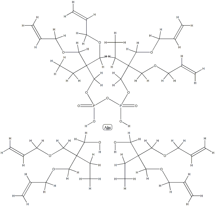 Zirconium, P,P-bis2,2-bis(2-propenyloxy)methylbutyl diphosphato(2-)-.kappa.O,.kappa.Obis2-(2-propenyloxy-.kappa.O)methyl-2-(2-propenyloxy)methyl-1-butanolato-.kappa.O- Struktur