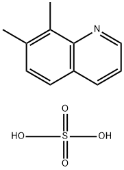 7,8-Dimethylquinoline semi-sulfate Struktur