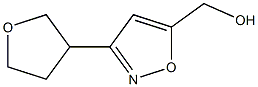 5-Isoxazolemethanol,3-(tetrahydro-3-furanyl)-(9CI) Struktur