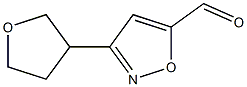 5-Isoxazolecarboxaldehyde,3-(tetrahydro-3-furanyl)-(9CI) Struktur