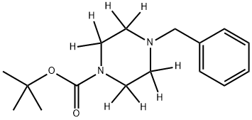 4-Benzylpiperazine-1-carboxylic Acid-d8 tert-Butyl Ester, 1216387-74-4, 結(jié)構(gòu)式