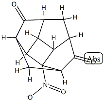 9-nitro-(4)peristylane-1,5-dione Struktur