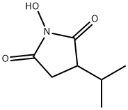 2,5-Pyrrolidinedione,1-hydroxy-3-(1-methylethyl)-(9CI) Struktur