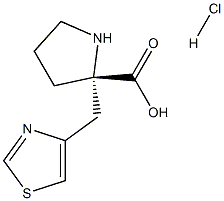 (S)-Alpha-(4-Thiazolylmethyl)-ProHCl Struktur