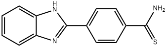 2-(4-Thiocarbamoylphenyl)benzimidazole, 97% Struktur