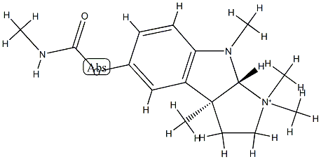 1-methylphysostigmine Struktur