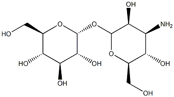 3-Amino-3-deoxy-α-D-mannopyranosyl-α-D-glucopyranoside Struktur