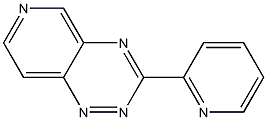 3-(Pyridin-2-yl)pyrido[3,4-e]-1,2,4-triazine Struktur