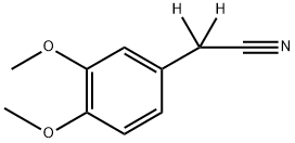 3,4-DiMethoxyphenylacetonitrile-a,a-d2 Struktur