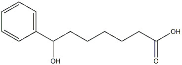 7-hydroxy-7-phenylheptanoic acid(Seratrodast inteMediate) Struktur