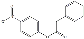 4-Nitrophenyl phenylacetate Struktur