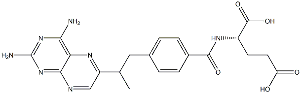 9-methyl-10-deazaminopterin Struktur