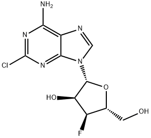 3'-Deoxy-3'-fluoro-2-chloroadenosine Struktur