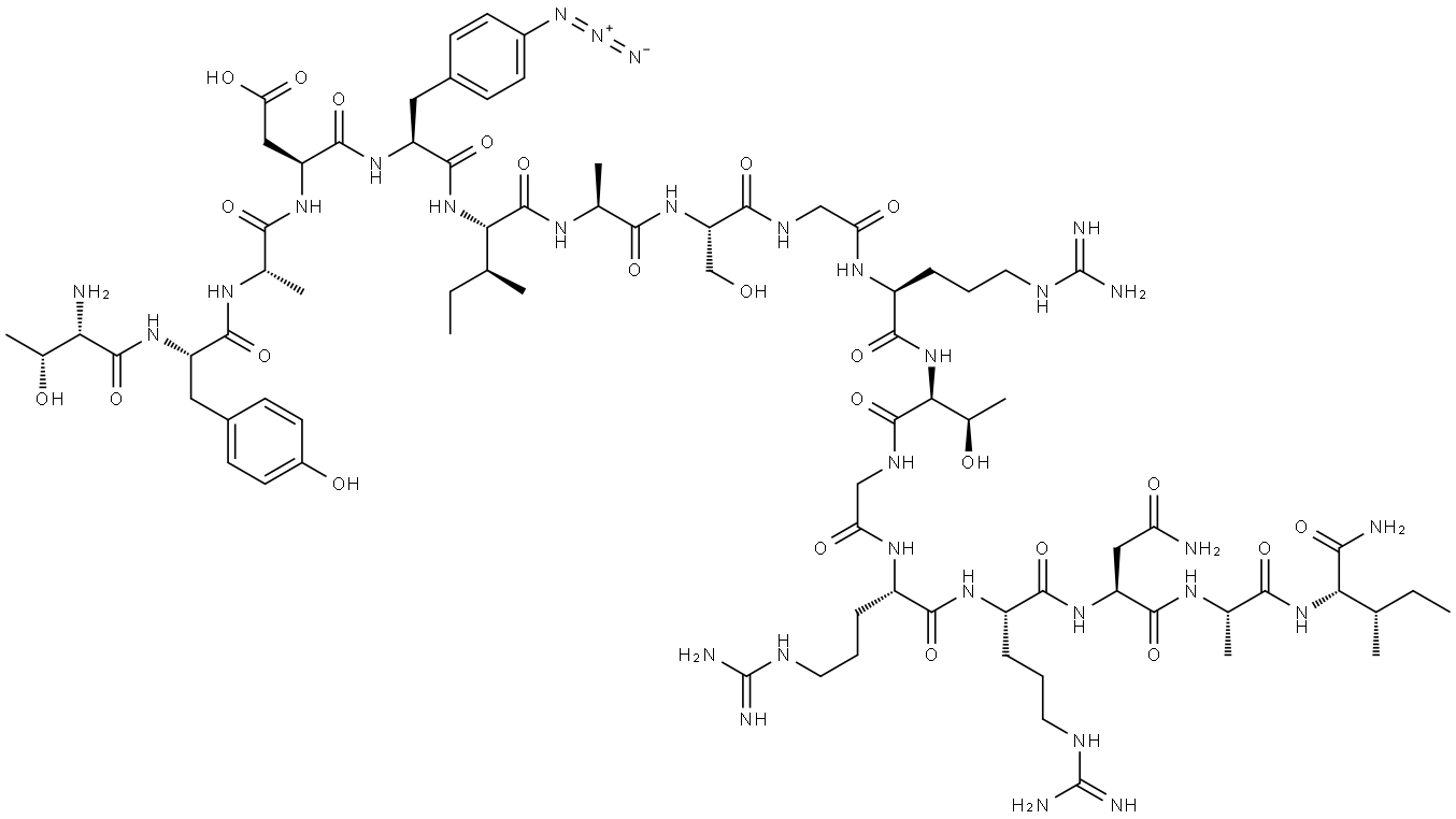 protein kinase inhibitor (6-22)amide, 4-azidophenylalanine(10)- Struktur