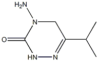 1,2,4-Triazin-3(2H)-one,4-amino-4,5-dihydro-6-(1-methylethyl)-(9CI) Struktur