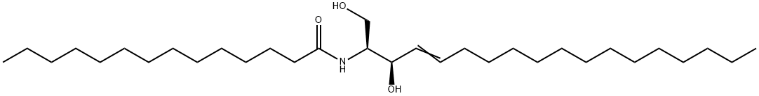 N-Myristoyl-D-erythro-sphingosine Struktur