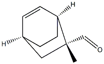 Bicyclo[2.2.2]oct-5-ene-2-carboxaldehyde, 2-methyl-, (1R,2S,4R)-rel- (9CI) Struktur