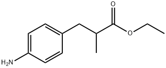 ETHYL2-(4-AMINOBENZYL)PROPANOATE Struktur