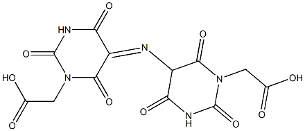 purpurate-3,3'-diacetic acid Struktur