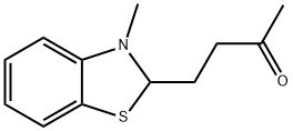 2-Butanone,4-(2,3-dihydro-3-methyl-2-benzothiazolyl)-(9CI) Struktur