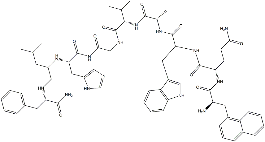 bombesin (6-14), Nal(6)-Psi(13,14)-Phe(14)- Struktur