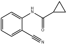 N-(2-cyanophenyl)cyclopropanecarboxamide Struktur