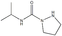 1-Pyrazolidinecarboxamide,N-(1-methylethyl)-(9CI) Struktur