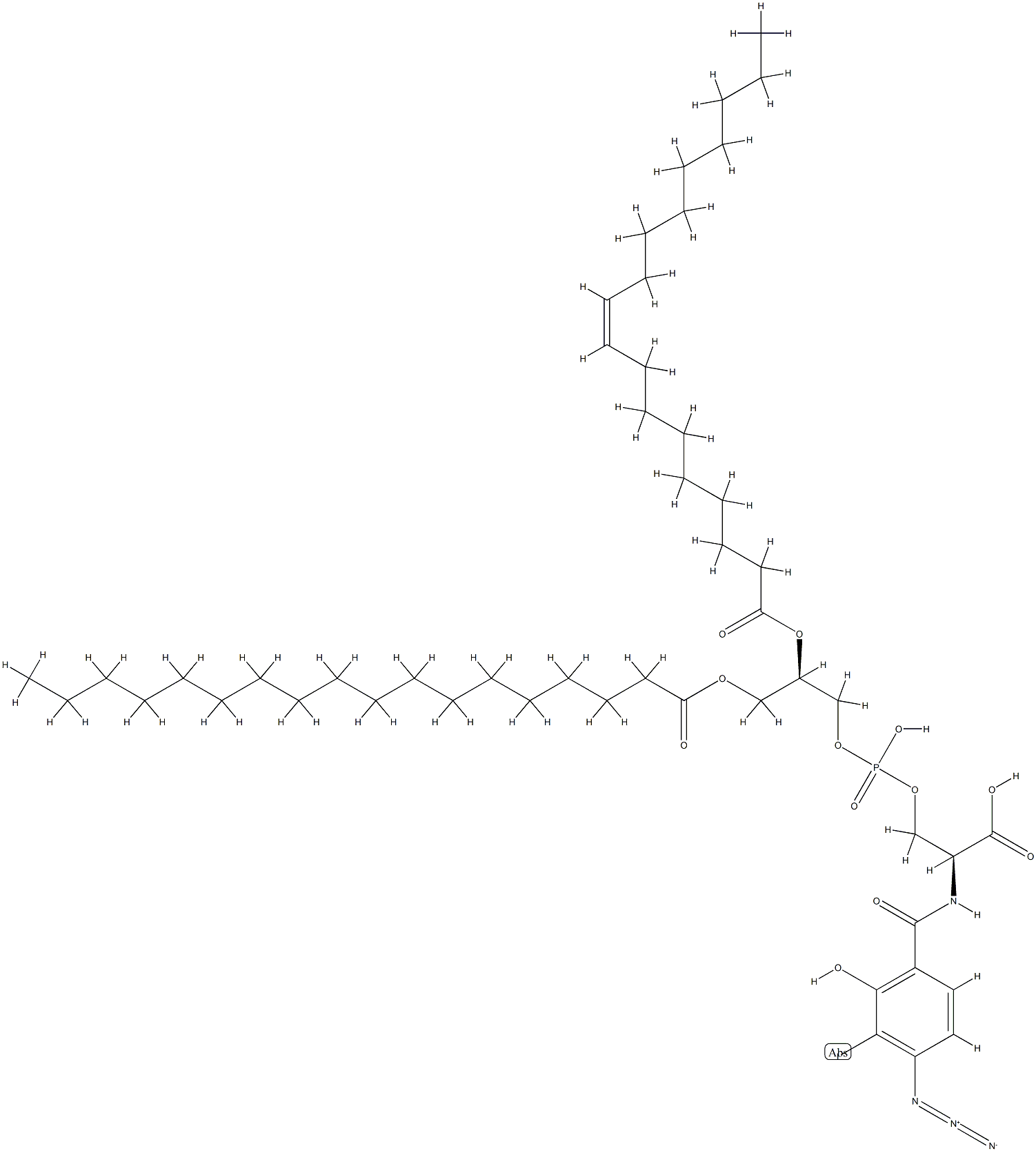 4-azidosalicylic acid-phosphatidylserine Struktur