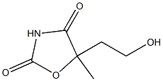 2,4-Oxazolidinedione,5-(2-hydroxyethyl)-5-methyl-(9CI) Struktur