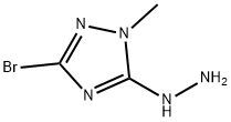 3-bromo-5-hydrazino-1-methyl-1H-1,2,4-triazole(SALTDATA: FREE) Struktur