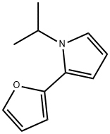 1H-Pyrrole,2-(2-furanyl)-1-(1-methylethyl)-(9CI) Struktur