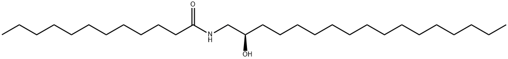 N-lauroyl-1-desoxyMethylsphinganine (M17:0/12:0) Struktur