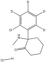 Ketamine-D4 HCl Struktur