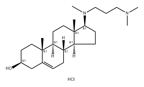 Azacosterol dihydrochloride Struktur