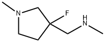 3-Pyrrolidinemethanamine,3-fluoro-N,N-dimethyl-(9CI) Struktur