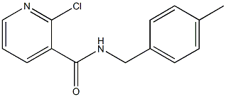 2-chloro-N-[(4-methylphenyl)methyl]pyridine-3-carboxamide Struktur