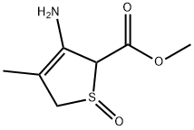 2-Thiophenecarboxylicacid,3-amino-2,5-dihydro-4-methyl-,methylester,1- Struktur